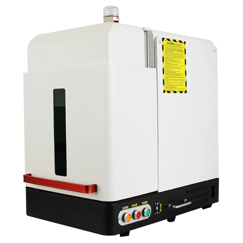 30W Max Raycus Portable Desktop Laserkilde Lukket Fiber Laser Markering Maskine