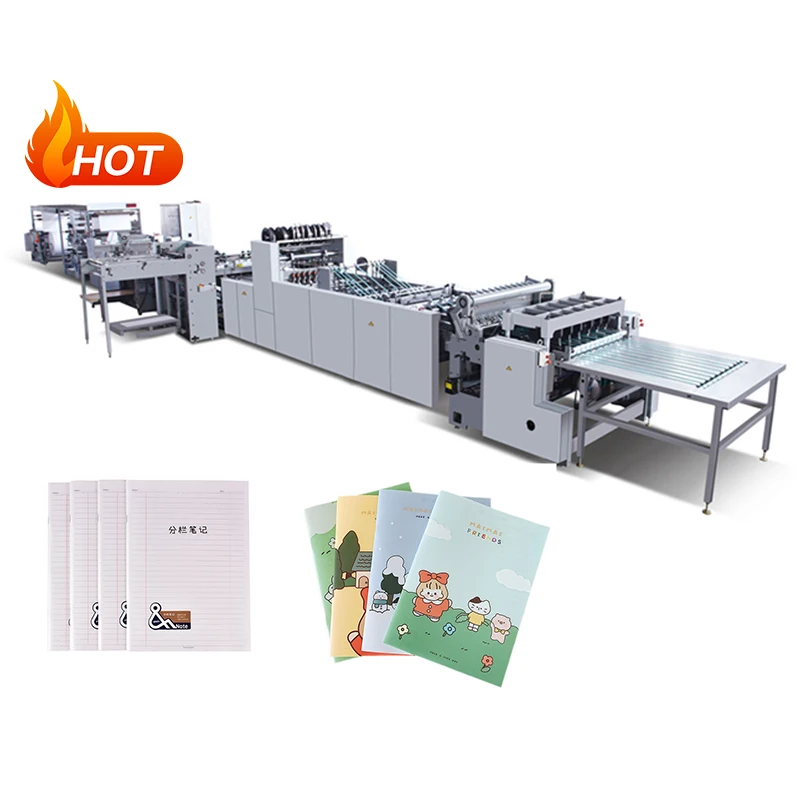 Excercise Book Making Machine Alibaba.com: Fully Automatic Exercise School Book Binding Machine, CE ...