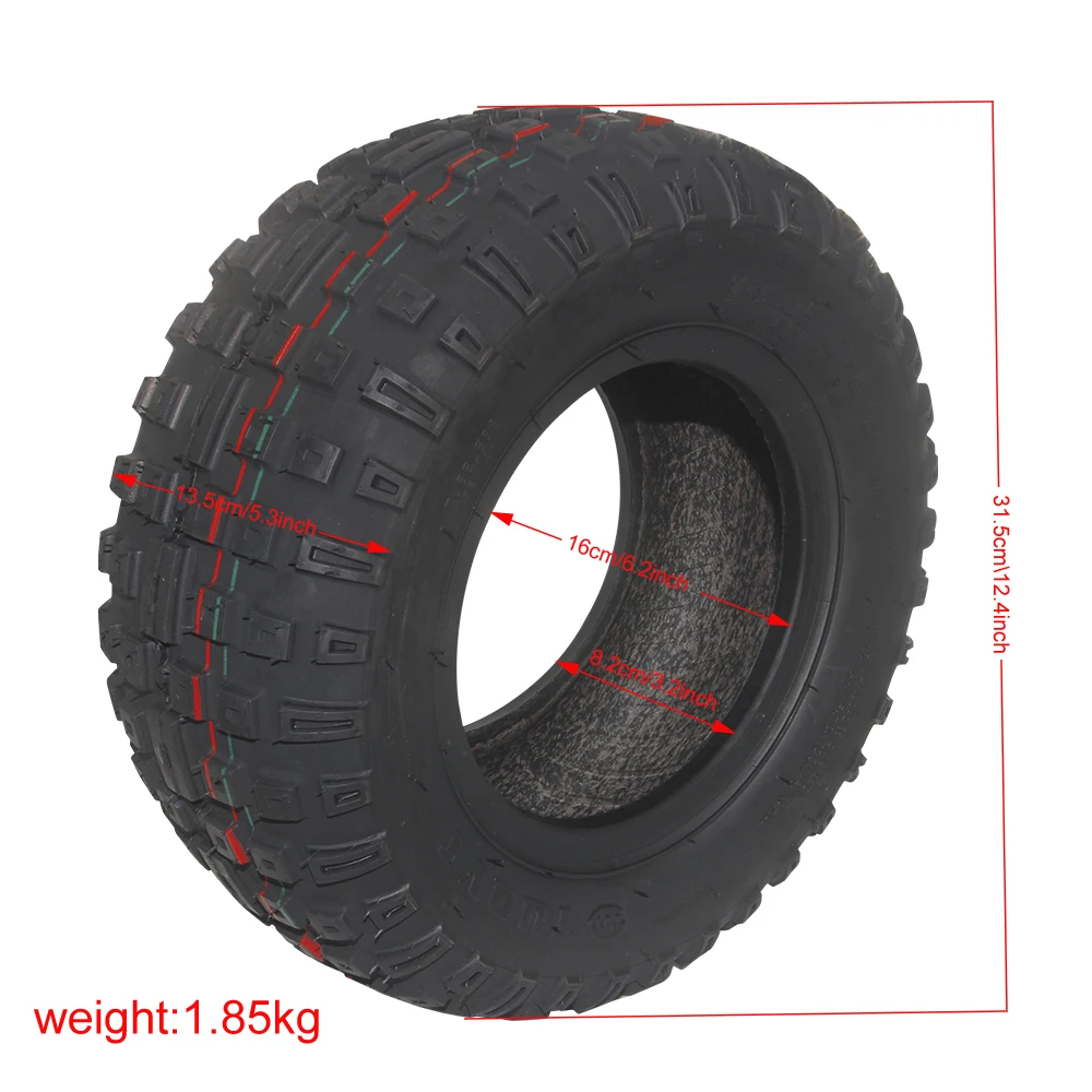 14x5.0-6.0 Inch Tubeless Wear-Resistant Vacuum Valve Air Tyre for Adult Electric Scooter Motorcycle Pneu Trottinette Made Rubber
