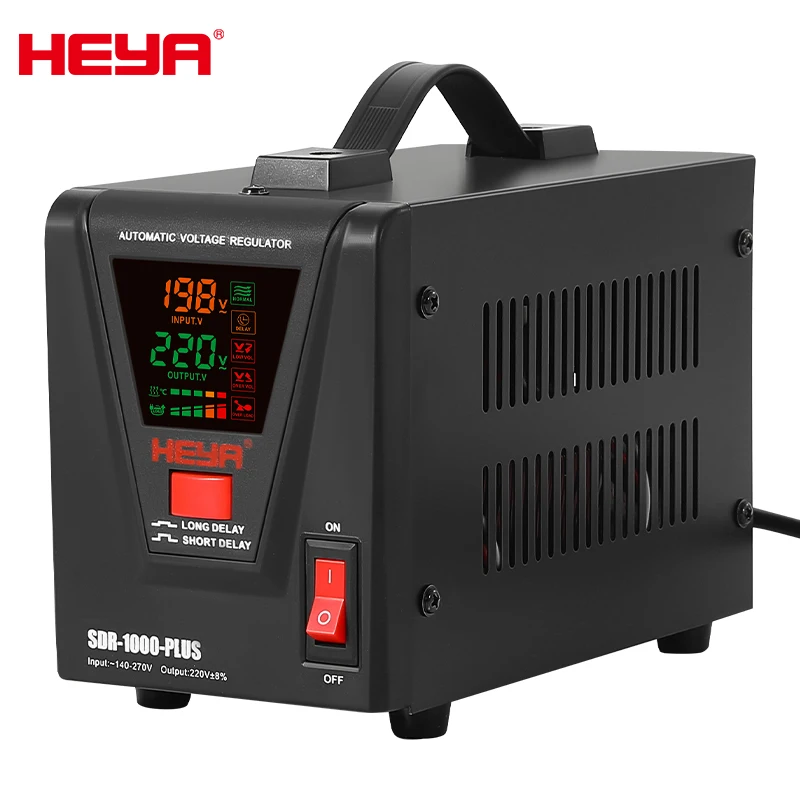 1000VA Single Phase Digital Relay 800W 1000W AC Automatic Regulators Stabilizers AVR 220V