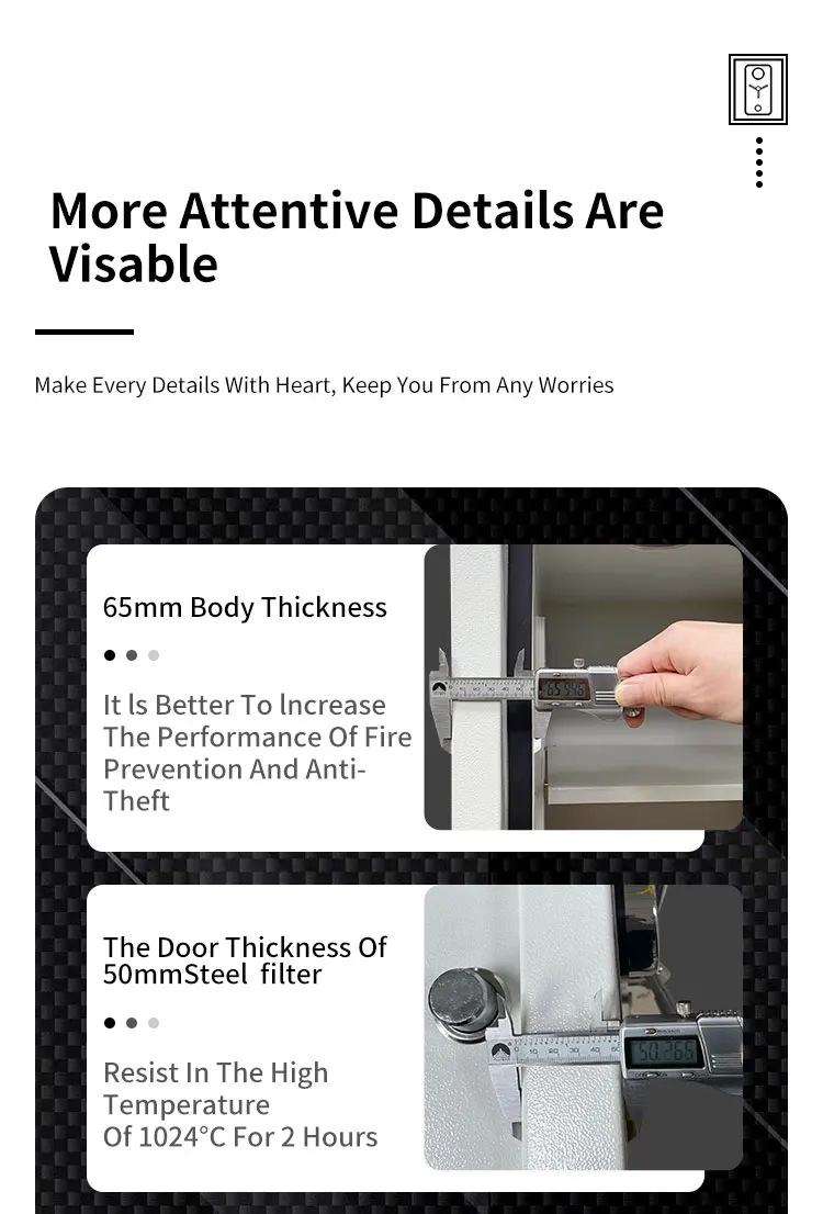 CEQSAFE Security Caja Fuerte Home Metal Fire Proof Safe Box Money Fireproof Safes supplier