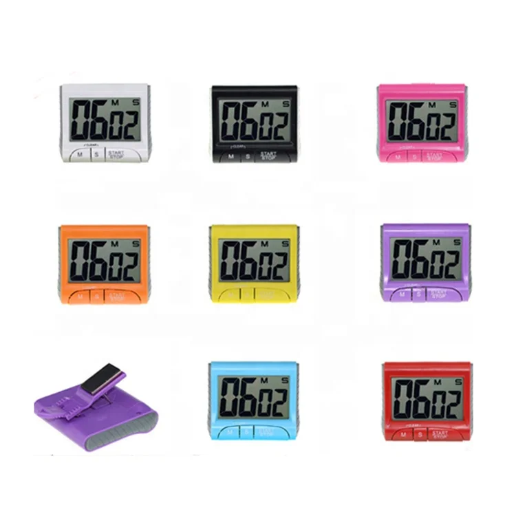 Лидер продаж небольшой ЖК-Дисплей Отсчет вниз и вверх цифровой кухонный таймер