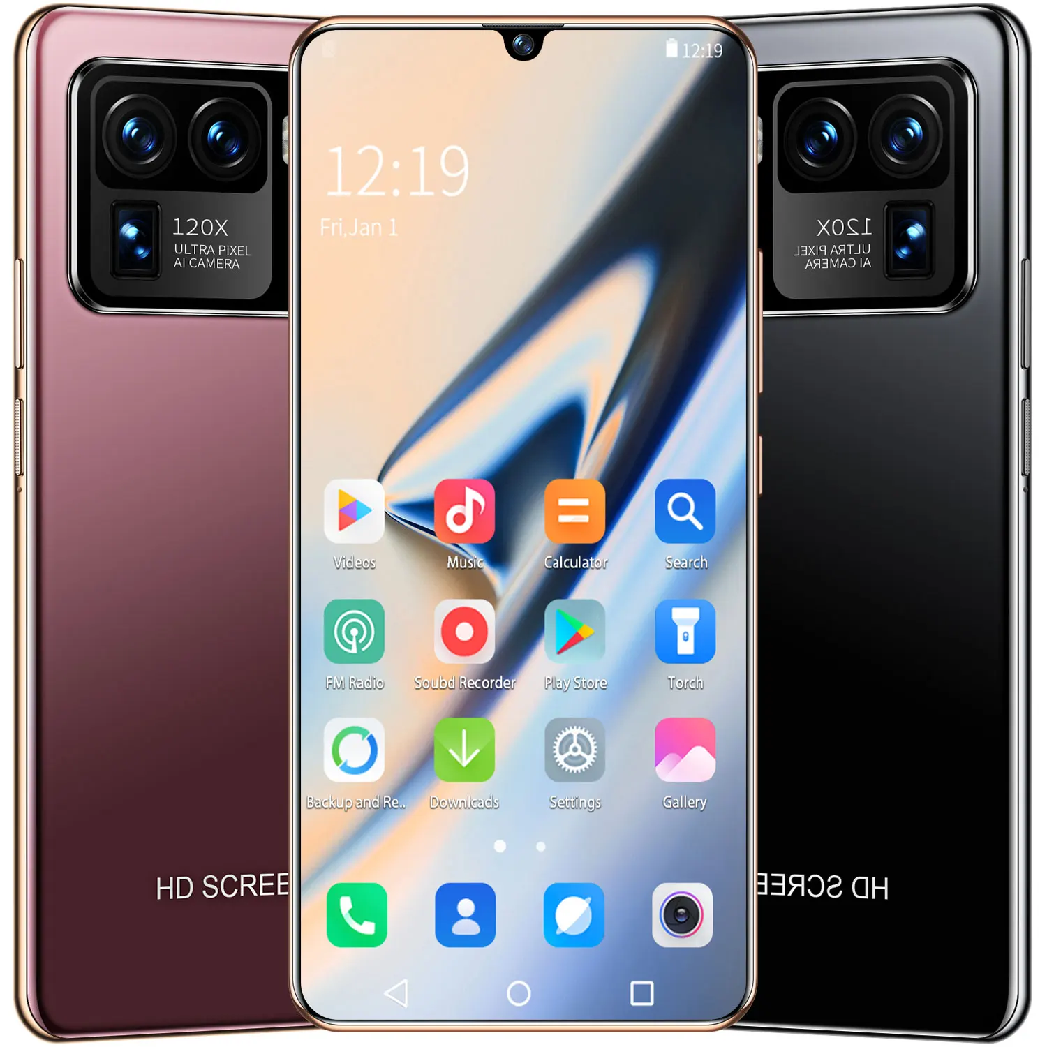 Новый телефон Mi11 u1tra Android смартфон 6,7 дюймов 12 Гб + 512 ГБ глобальная версия 5g, мобильный телефон с функцией 10-ядерный 6800 мА/ч, сотовый телефон