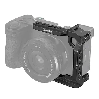 SmallRig Half Cage for Sony Alpha 6700/6600 /6500/6400 Camera Video Cage with Shoe Mount Threaded Holes - 4337