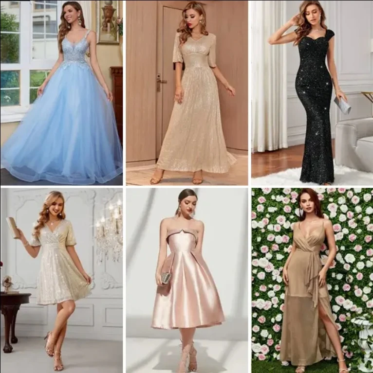 Used Clothing Factory Direct Price Women Summer Dresses Wholesale Summer  New French Strap Dress Brand Clothes Multiple Styles