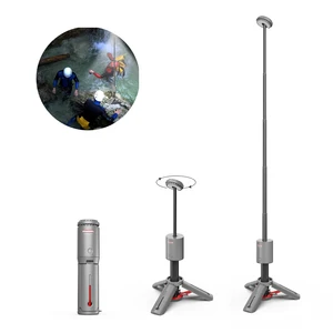 Vertak Portable 500 Lumens Lithium Ion Rechargeable Cordless Led Adjustable Foldable LED Camping Work Lights With Tripod Stand