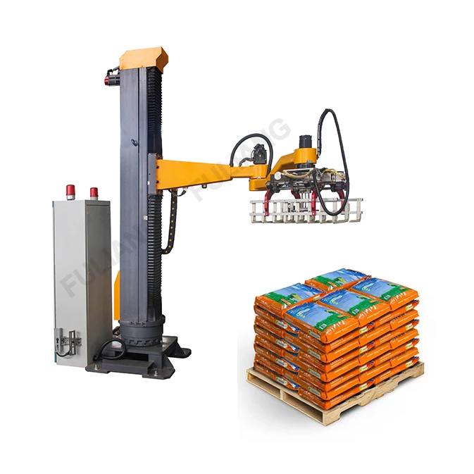 Automatic Industrial Column Palletizer Robot Stacker Machine for Box Pallet Stacker for Food Tobacco Foil Case Cigarettes Paper