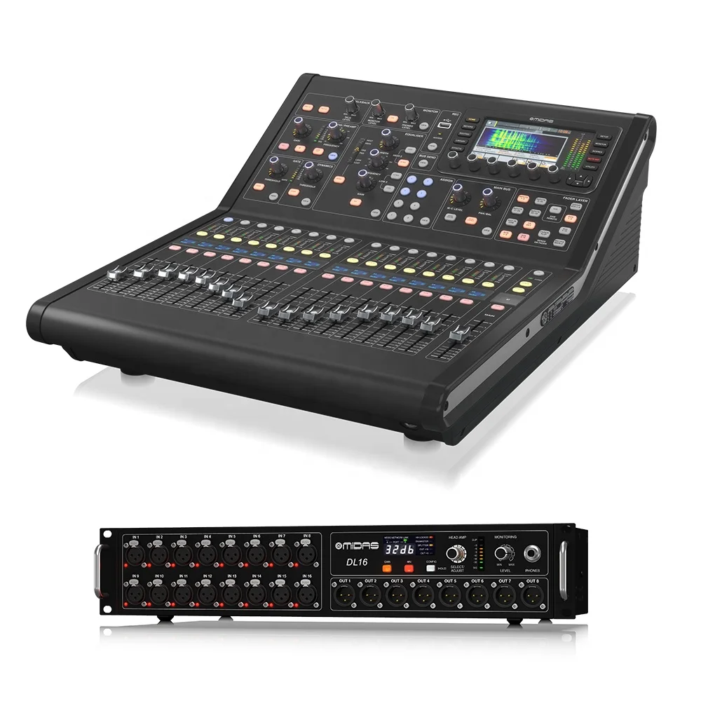Midas M32R Live DL16セット 美品 Midas M32R LIVE Digital Mixer Bundle With DL16 Stage Box | Guitar