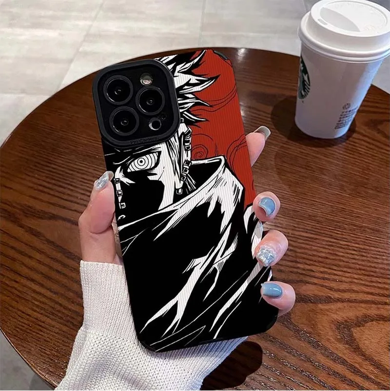 Cartoon Fighter TPU Leather iPhone Case - Pro Max