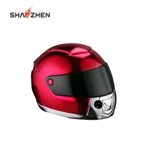 Wholesale Custom Motorcycle Helmet Gas Lighter,Refillable Butane Gas Cigarette Flame Lighter For Promotion