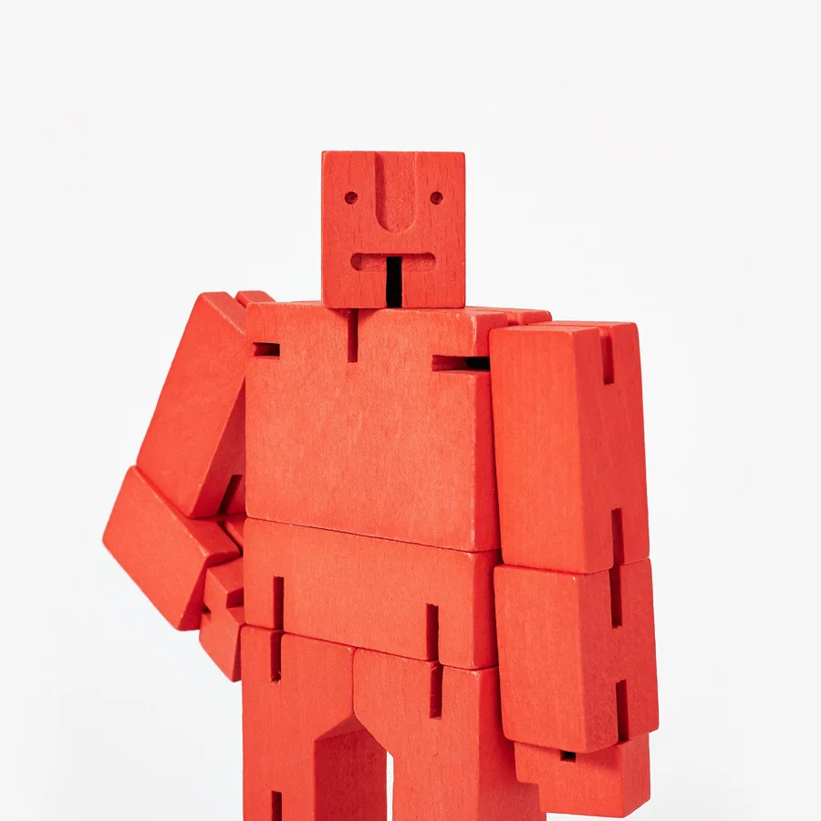 Trending New Arrivals Kids Montessori Educational Toys Puzzle Transforming Wooden Robot for Children Cubebot