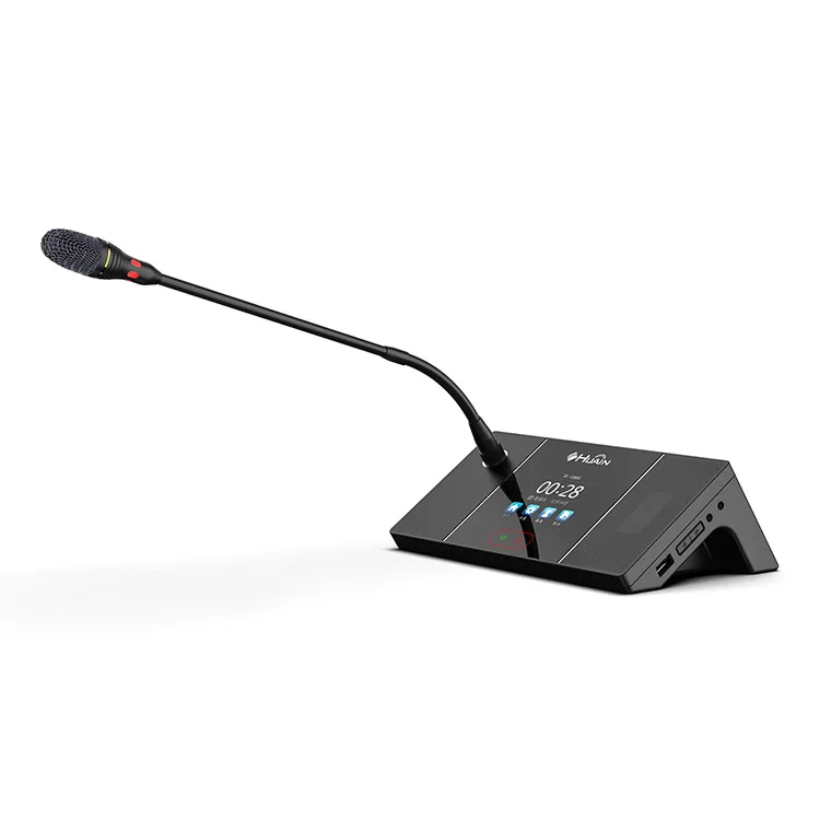 HUAIN Conference Full Digital Microphone Congress Discussion System Delegate Unit