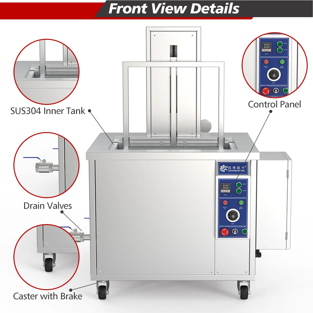 Semi Automatic Up&down Lifting Oem 28khz 108l Industrial Ultrasonic ...