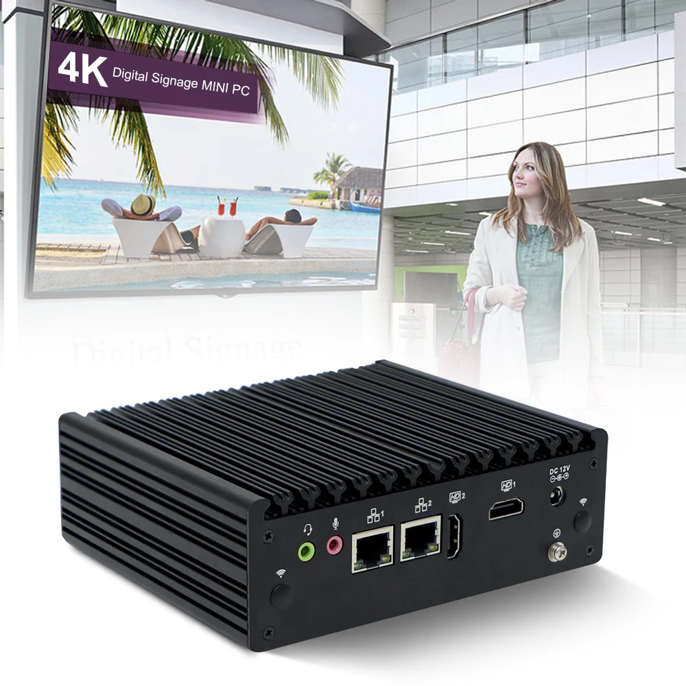 Smallest Thin Client N5095 Mini Pc Computing for Digital Signages