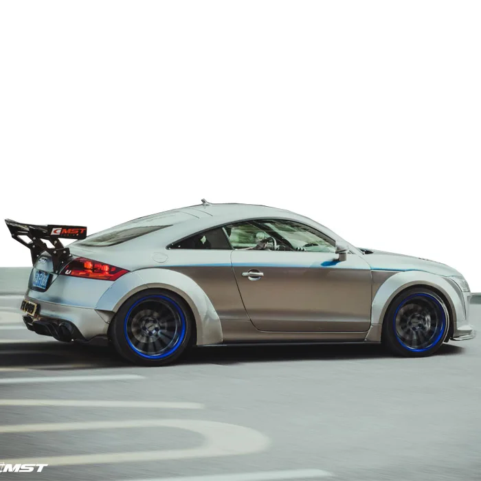 Audi TT Widebody Kit with Carbon Fiber Spoiler & Easy