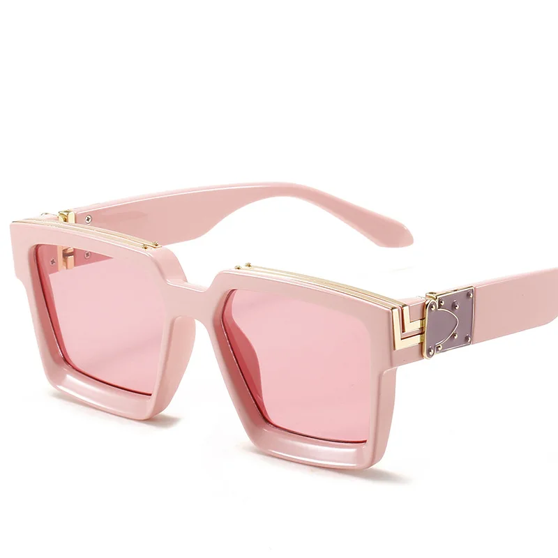 Millionaire Sunglasses Square Women Shades French Fashion Designer