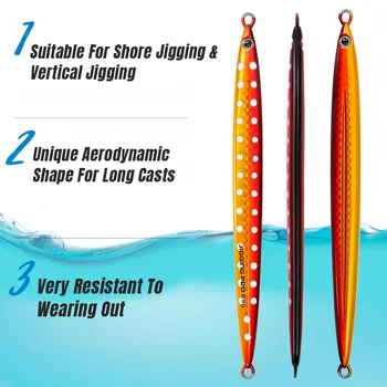 Cheery Goldfish 45g 65g 85g Saltwater Metal Long Cast Fishing Jigging Lure Hard Printed Fishing Techniques for Sea Fishing River – Metal Jig – view 3