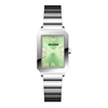 Green sunburst dial lady watch