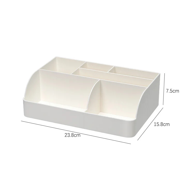 ITEM NO.5013-A Factory Multifunctional Desktop Drawer Stationery Container Plastic Cosmetic Storage Box Office Desk Organizers