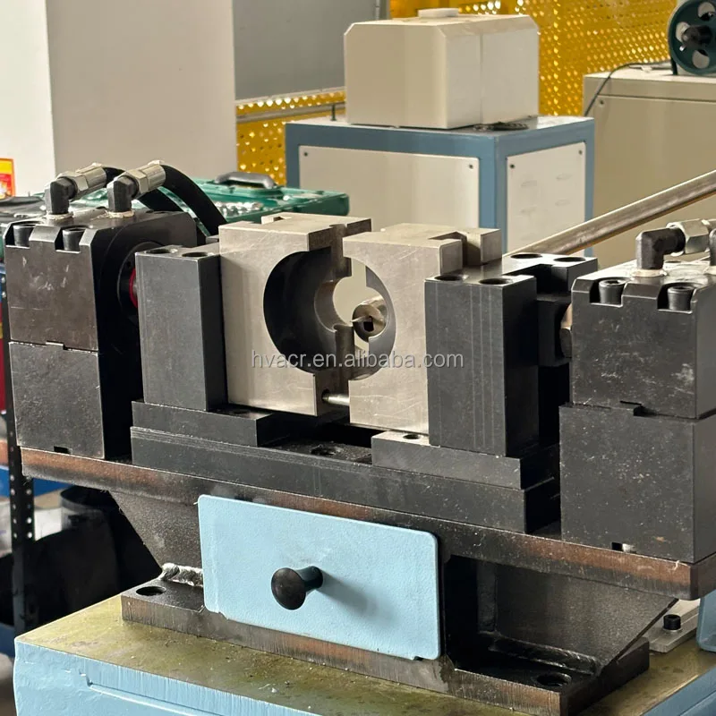 BOBO Machine copper tube hole pipe punching machine for solar shown in a detail photo for this news article