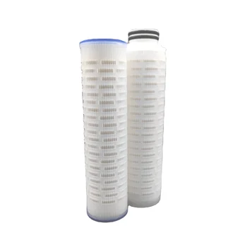 30-Inch 0.22 Micron Pleated Water Filter Cartridge Sterile Grade Membrane for Medical Filtration for Manufacturing Plants