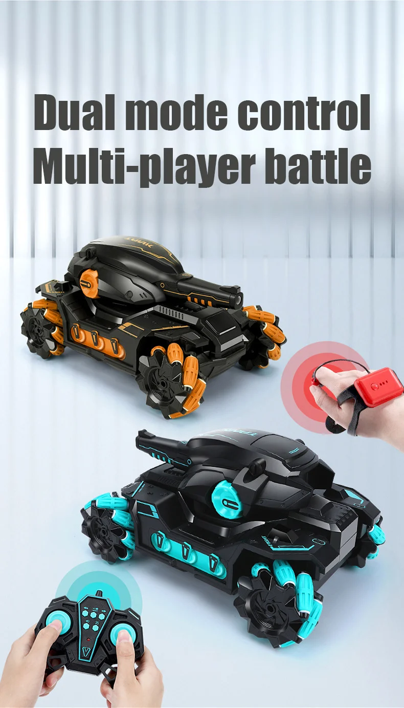 Electric Remote Control Drift Stunt Tank Car 2.4g 4wd Rc Car Fourwheel