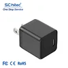 Cargador de pared negro USB C
