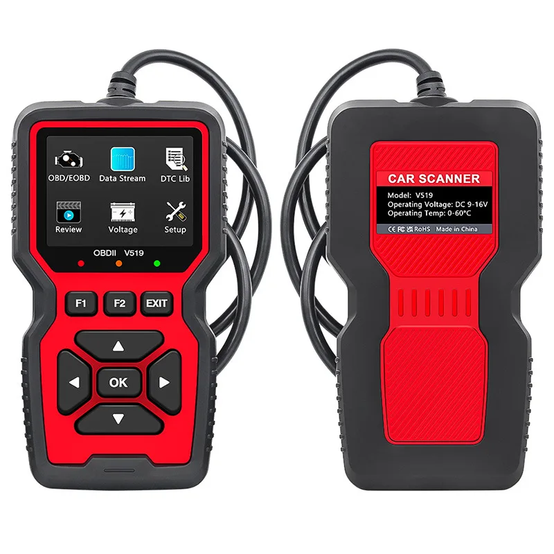 2024 V519車の診断スキャナーツールOBD2コードリーダーリアルタイム