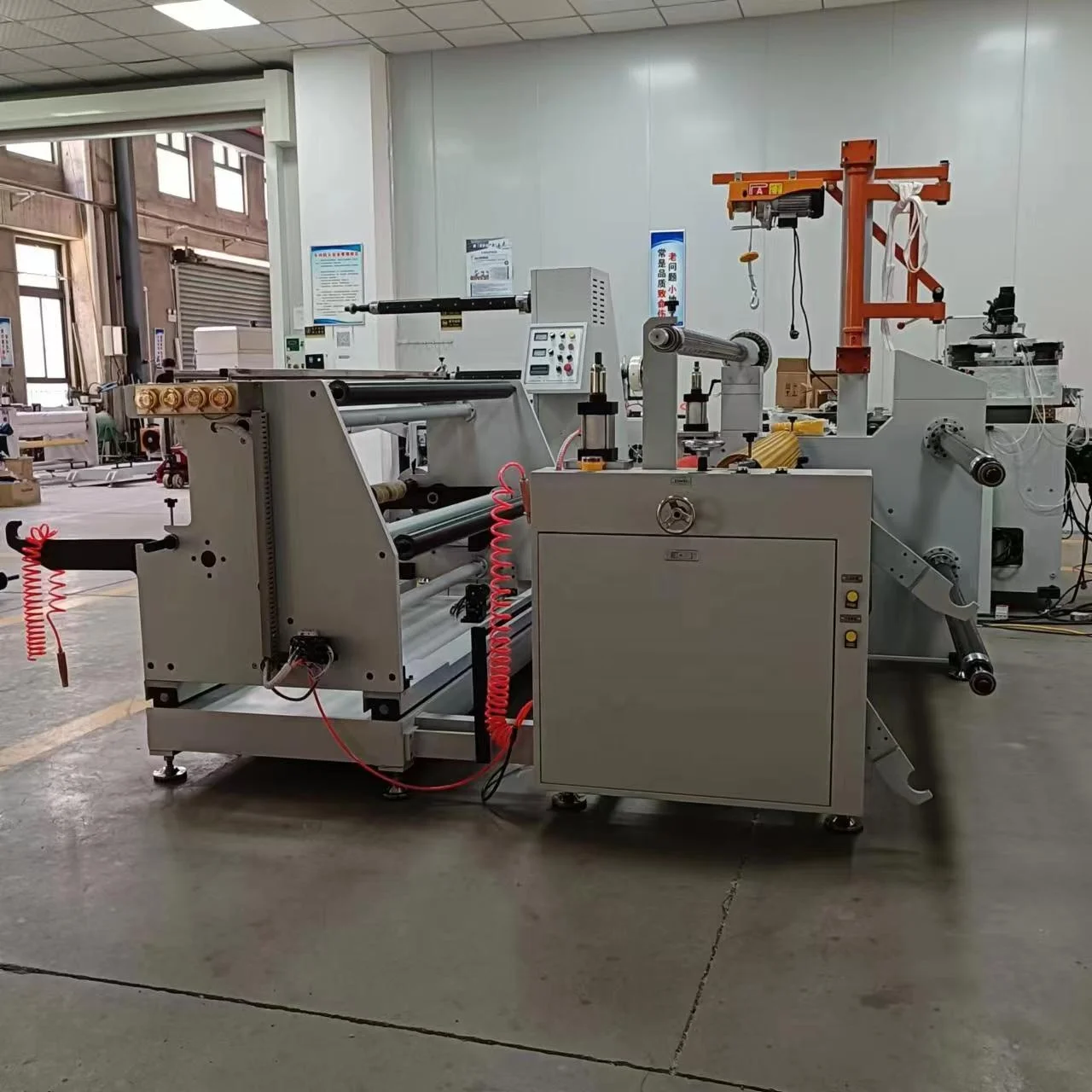 Full Automatic Fabric Cutting Machine Round Blade Slitting Machine Automatic Metering for  Nylon Buckle and Buckle Strap