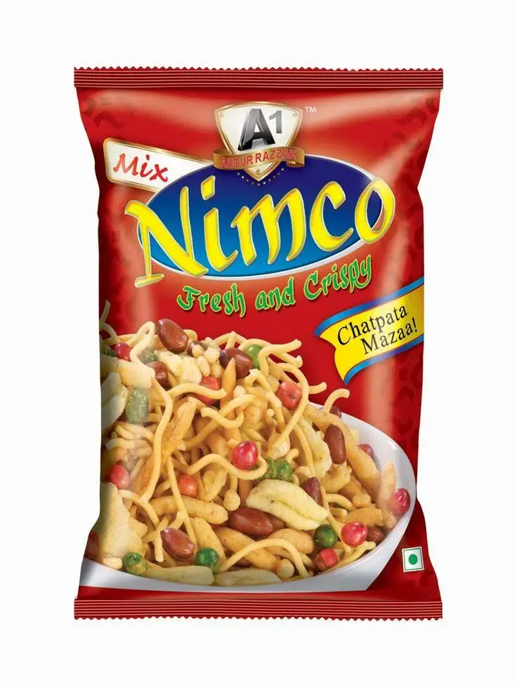Vffs Nimko Vertical Pouch Form Fill and Seal Machine PLC Controlled for Food Packaging-Plastic and Paper Bags