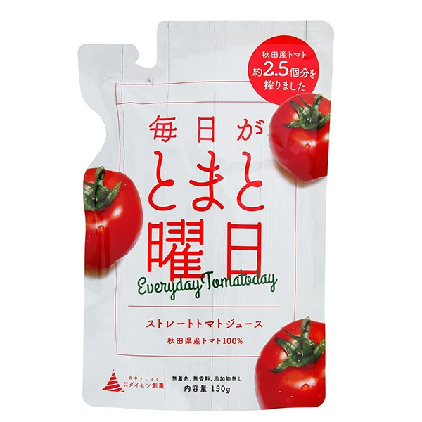 100% свежевыжимаемый томатный сок без добавок, Япония