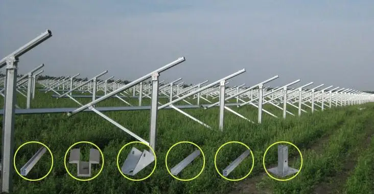 Hot Dip Galvanized Pv Brackets Solar Mounting Ground Pv Module Support ...