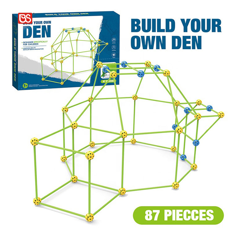 87 шт DIY палатка игрушка с отметками Игровой Набор для строительства площадка замок разработан специально для детей