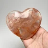 Fire Quartz Crystal Heart