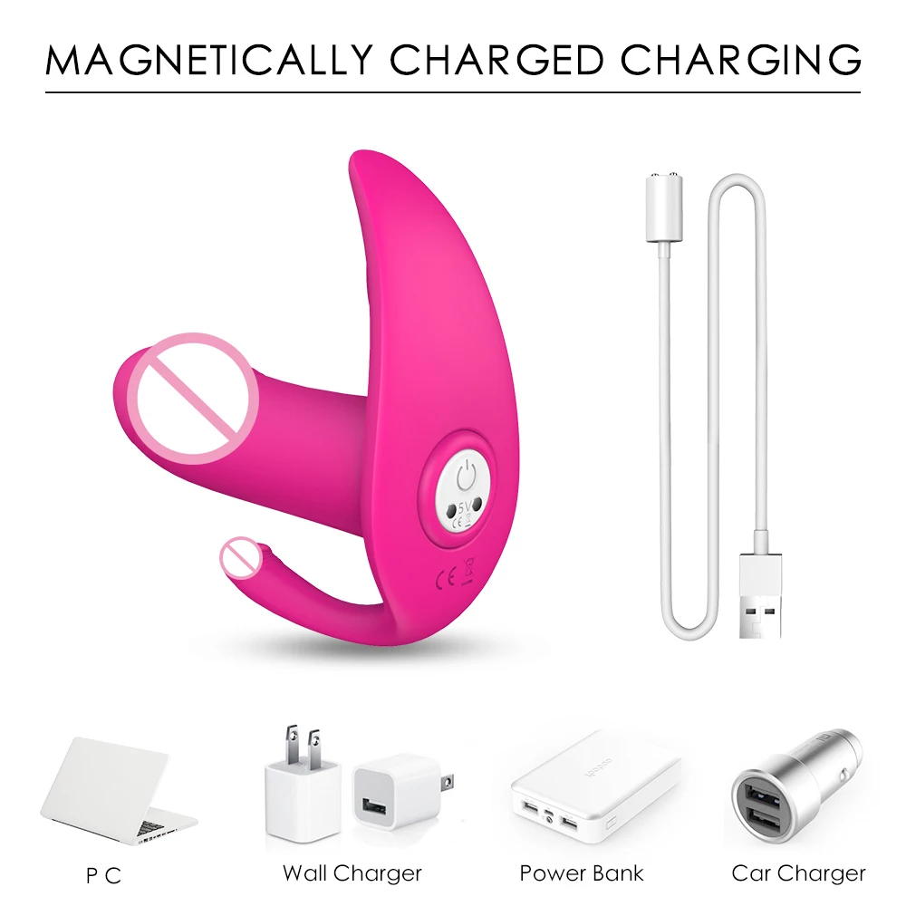 Medical Silicone Remote Control Vibrator USB Charge Wearable Dildo Designed for Women's Sexual Pleasure