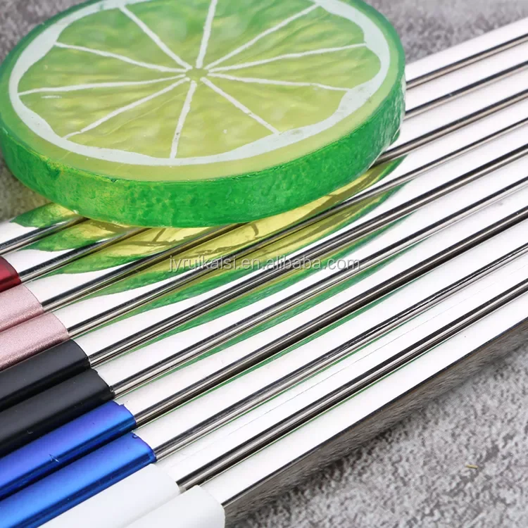 Novelty Chinese Style Chopsticks 5 Colors Hollow Metal Chopstick