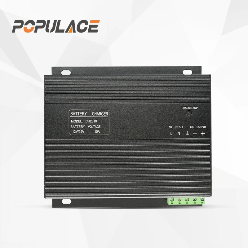 POPULACE Diesel CH2810 Generator Automatic Trickle Charger 12V 24V DC 10A Generator Battery Charger CH2810
