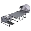 Grey recliner + Small U-shaped pillow