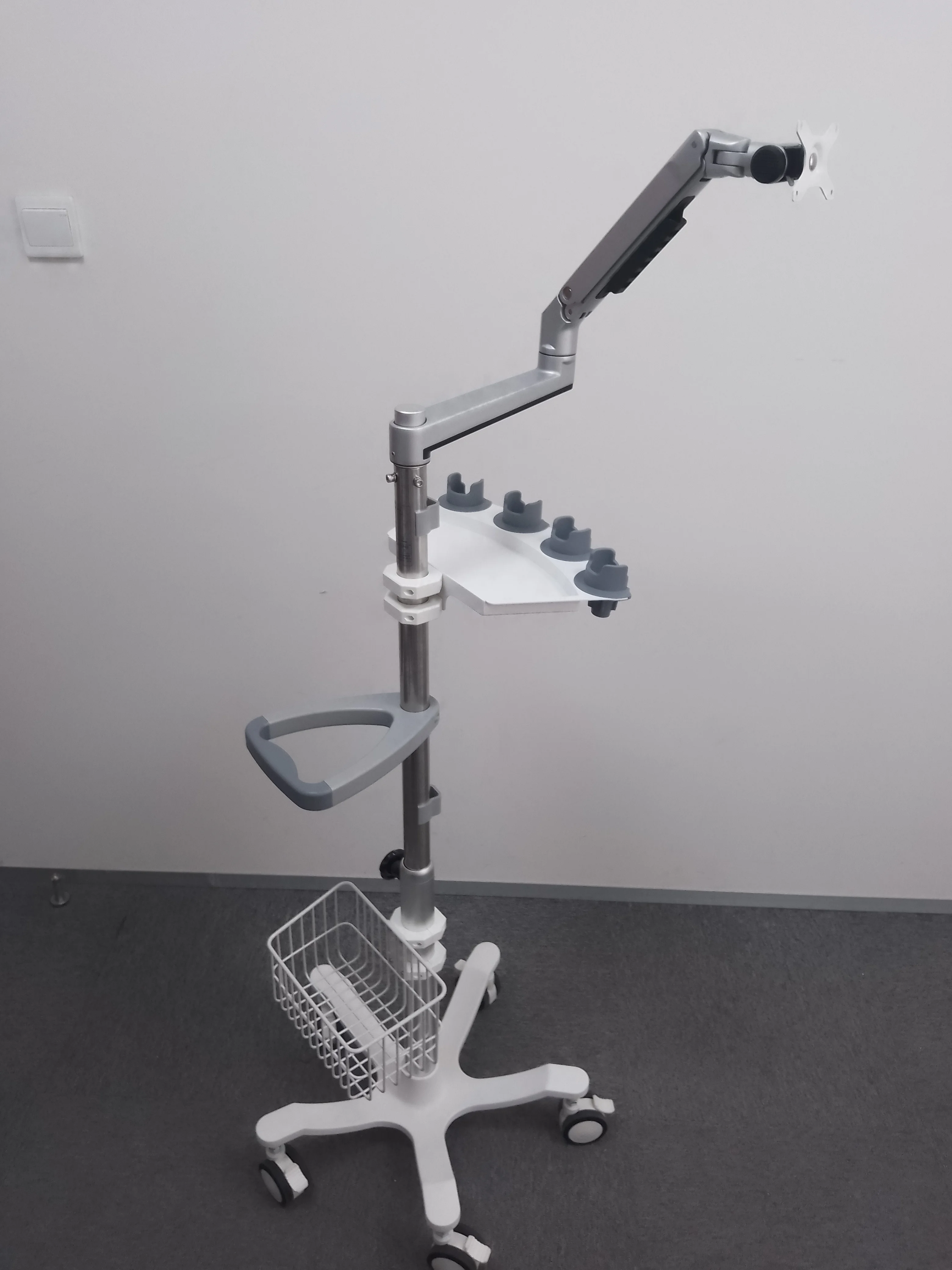 Surgical Disposable Flexible Scope Single Use Flexible Rhino Laryngoscope Bronchoscope Medical Trolley Cart