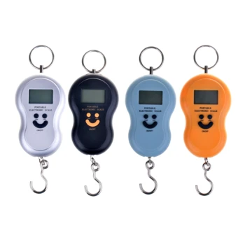 Popular Type Strong ABS Materials portable digital luggage scale  Hanging Crane Scale 50kg Capacity