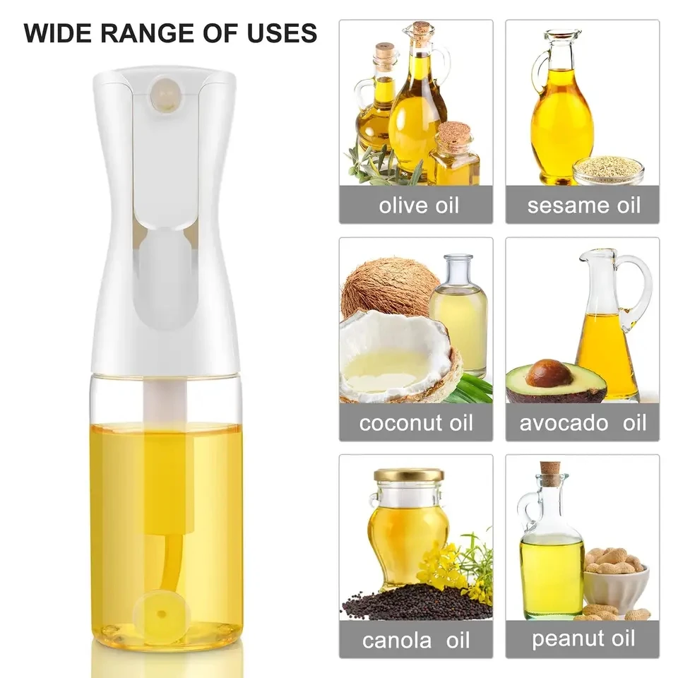 Factory wholesale 200ml 300ml 500ml press type olive oil sprayer special oil bottle for barbecue cooking