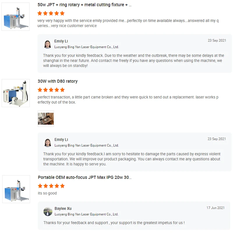 Low Price 3D mopa color galvo fiber laser marking engraving machines with 20w 30w 50w 60w 80w 100w jpt m7 ipg Raycus max rotary