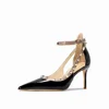 Black 6cm patent leather