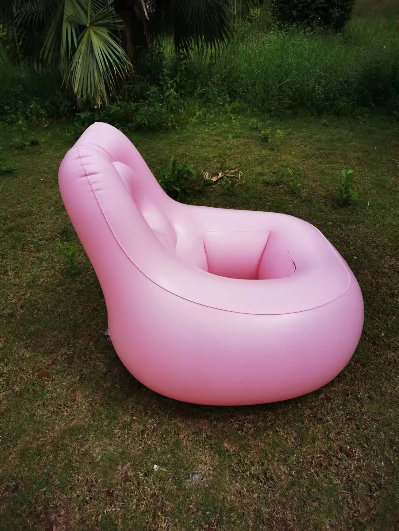 Bbl Sofa Chair With Ottoman Pinkready to Ship 