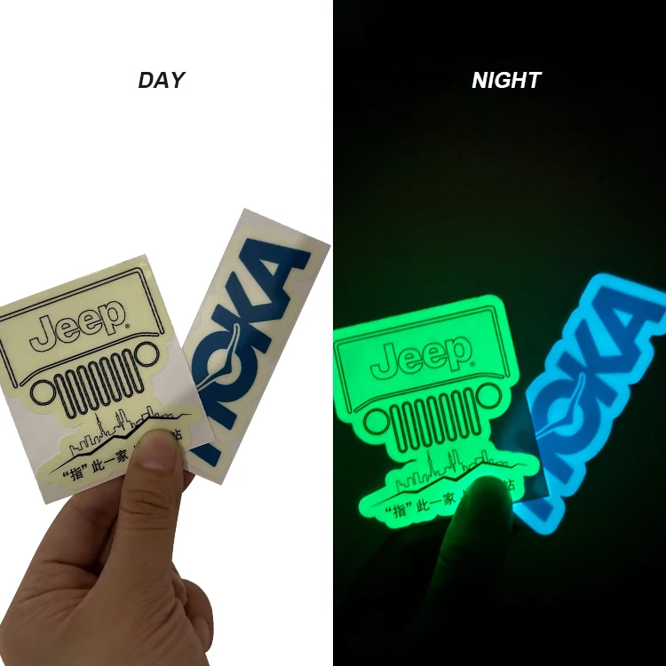 Alibaba.com: Custom Pegatina Luminous Vinyl Sticker, Die-Cut Glow-in ...