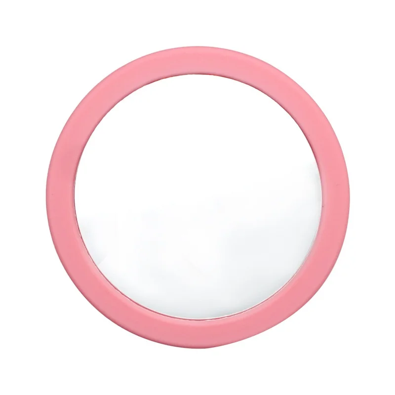 Silicone Silver Mirror Creative Cartoon Handheld Portable Anti-drop Touch-up Mirror Business Gift Customization