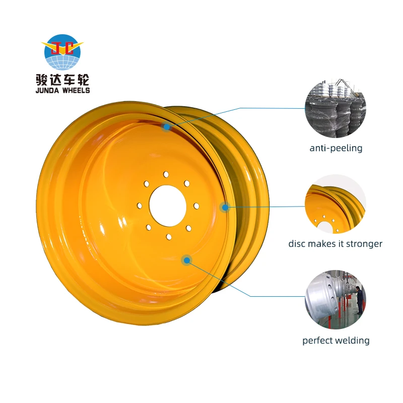 Бескамерный сельскохозяйственный трактор, колесные диски для полуприцепа 12*24