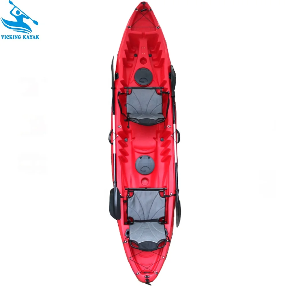 カヤック Plastic Boatカヌーカヤック12ft Tandem Sit On Top Fishing