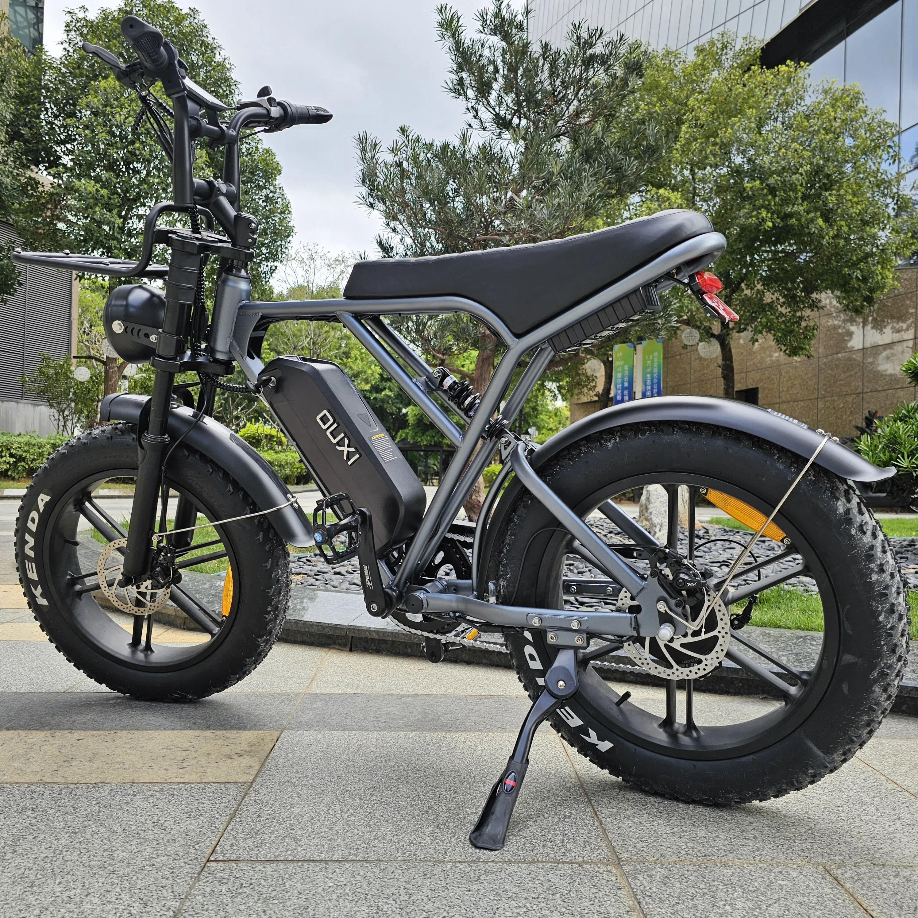 Original OUXI H9 Electric Hybrid Bike 250W-1000W E-Bike With 48V Fat Tire Fatbike Ektrisch