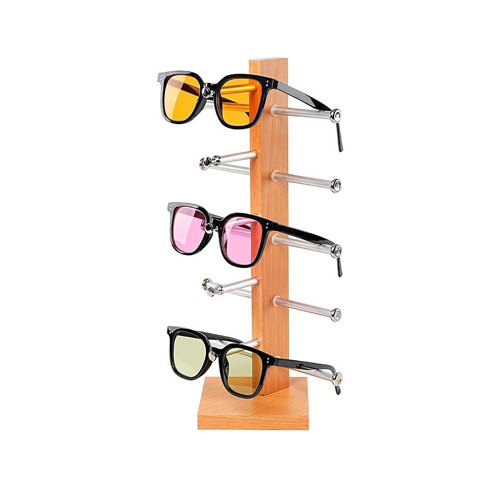 Best Selling Good Quality Custom Eyeglasses Sunglasses Promotional Display Shelf Eyewear Stand